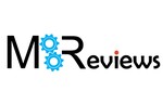 Logo for MB Reviews featuring a stylized text design in bold colors