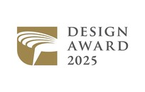 Design award logo for the year 2025, featuring a modern aesthetic and vibrant colors.