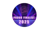 Emblem representing the Proud Finalist 2025, showcasing a distinctive logo design celebrating the recognition.