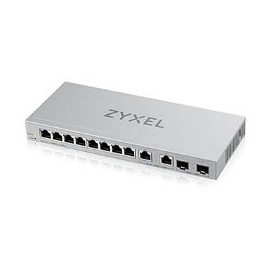 XGS1210-12, 12-Portos Web-Menedzselt Multi-Gigabit Switch 2-Port 2.5G és 2-Port 10G SFP+