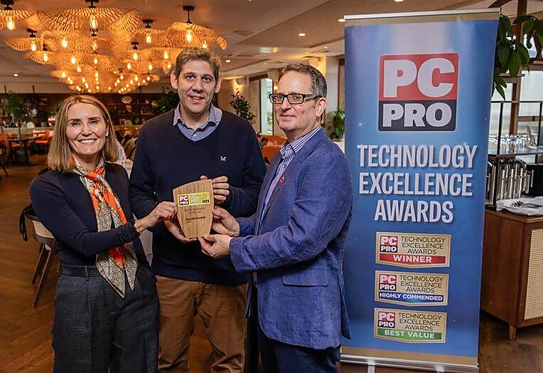 Zyxel Networks’ USG FLEX 50HP Firewall wins Security Hardware of the Year at the 2025 PC Pro Excellence Awards ceremony.