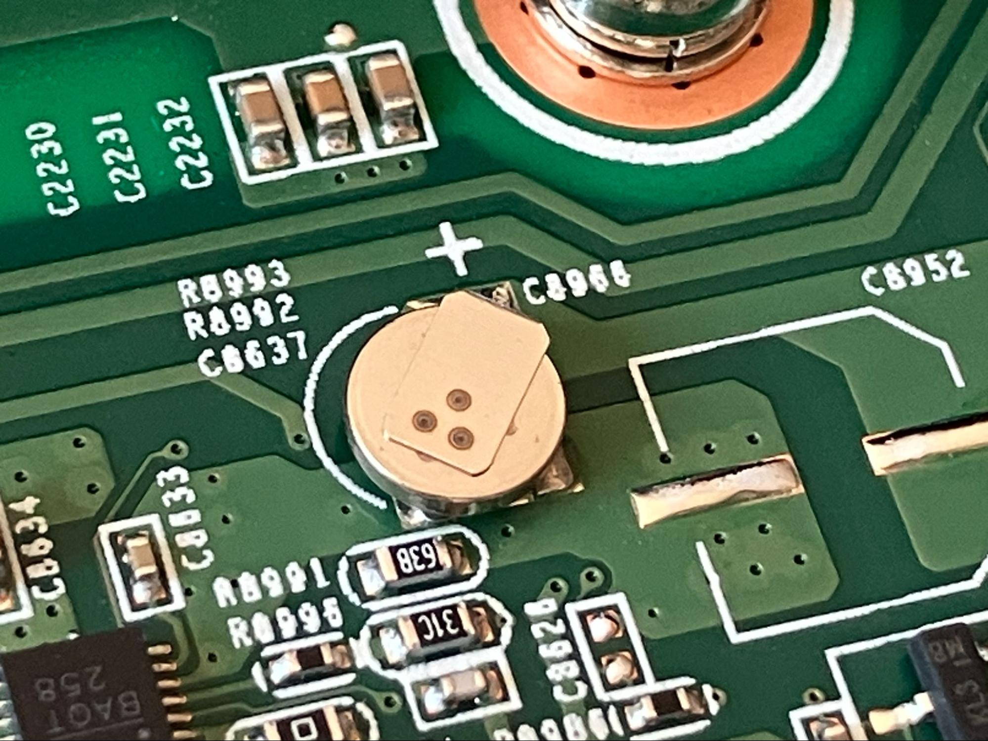 Internal - coin cell battery