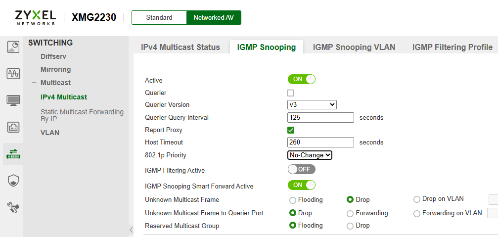 IGMP snooping